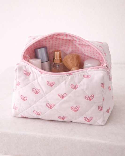 Heart Cosmetic Bag