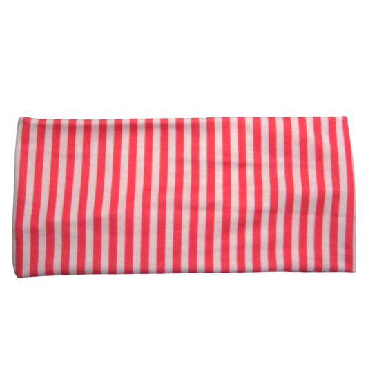 Red Stripe Hair Bow