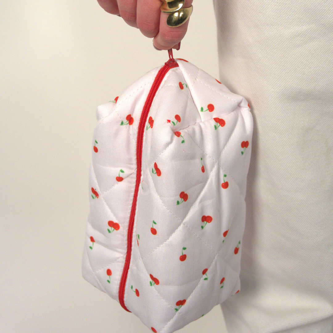 Cherry Cosmetic Bag