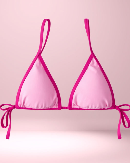 Soft-Coral Bikini Top