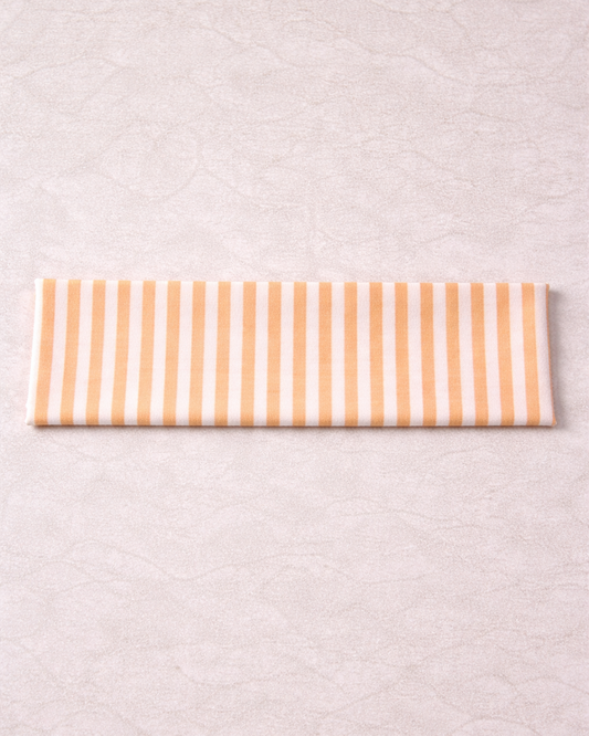 Yellow Stripe Hair Bow