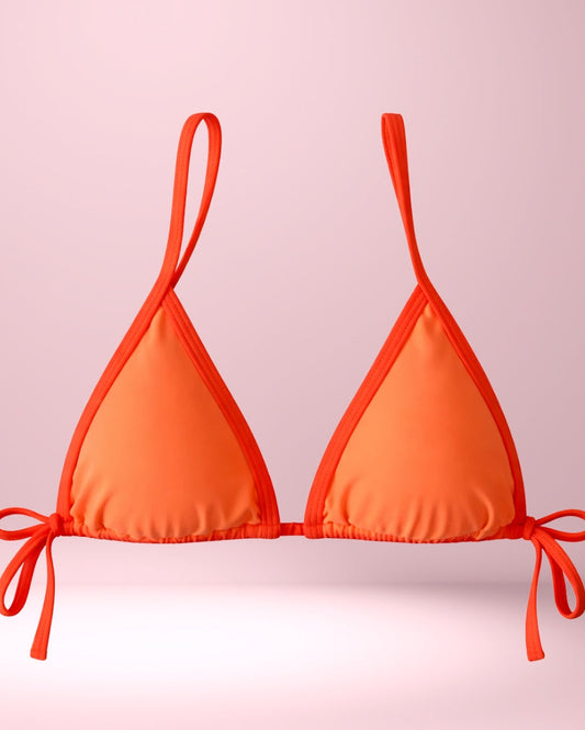 Pumpkin-Spice Bikini Top