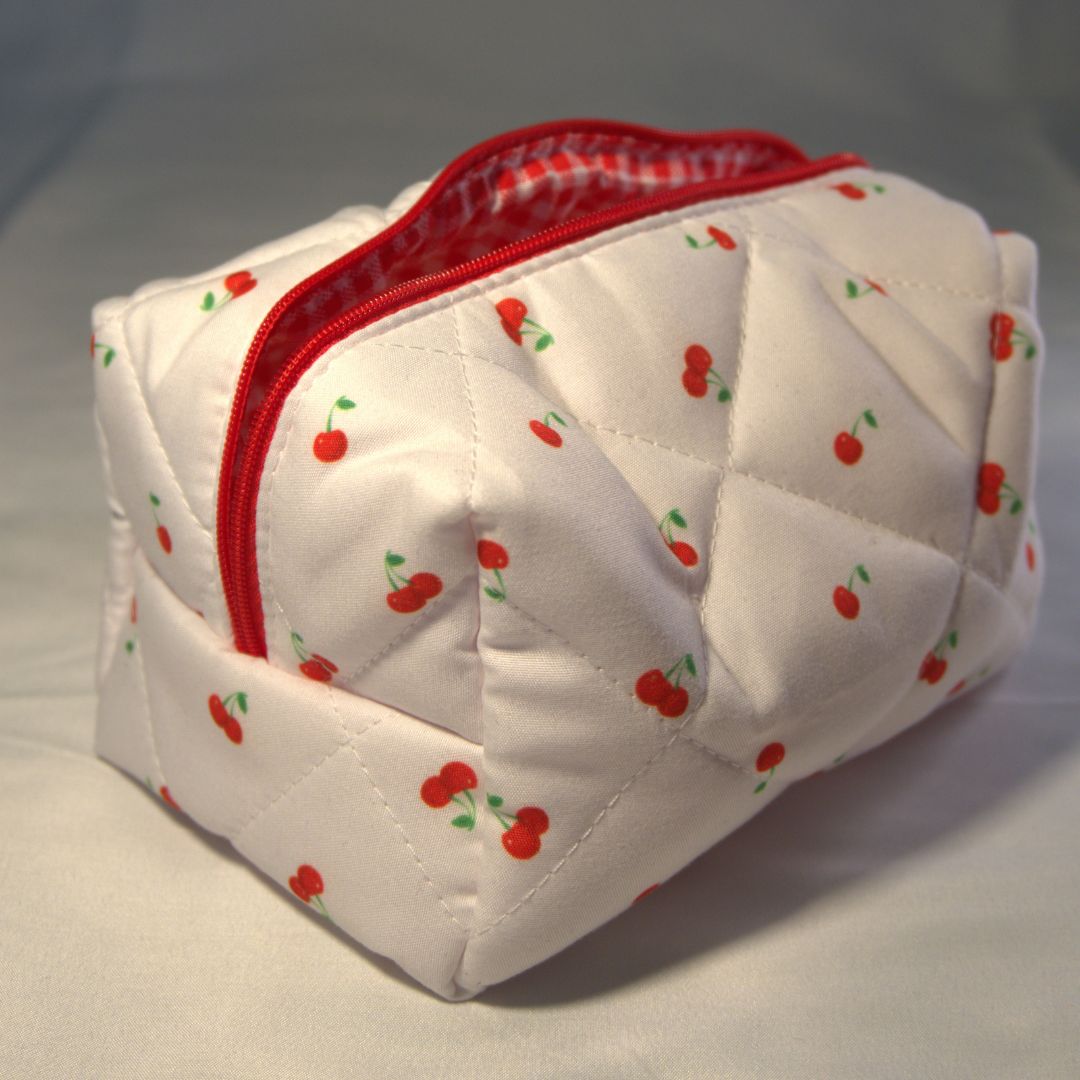 Cherry Cosmetic Bag