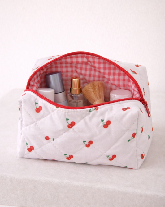 Cherry Cosmetic Bag
