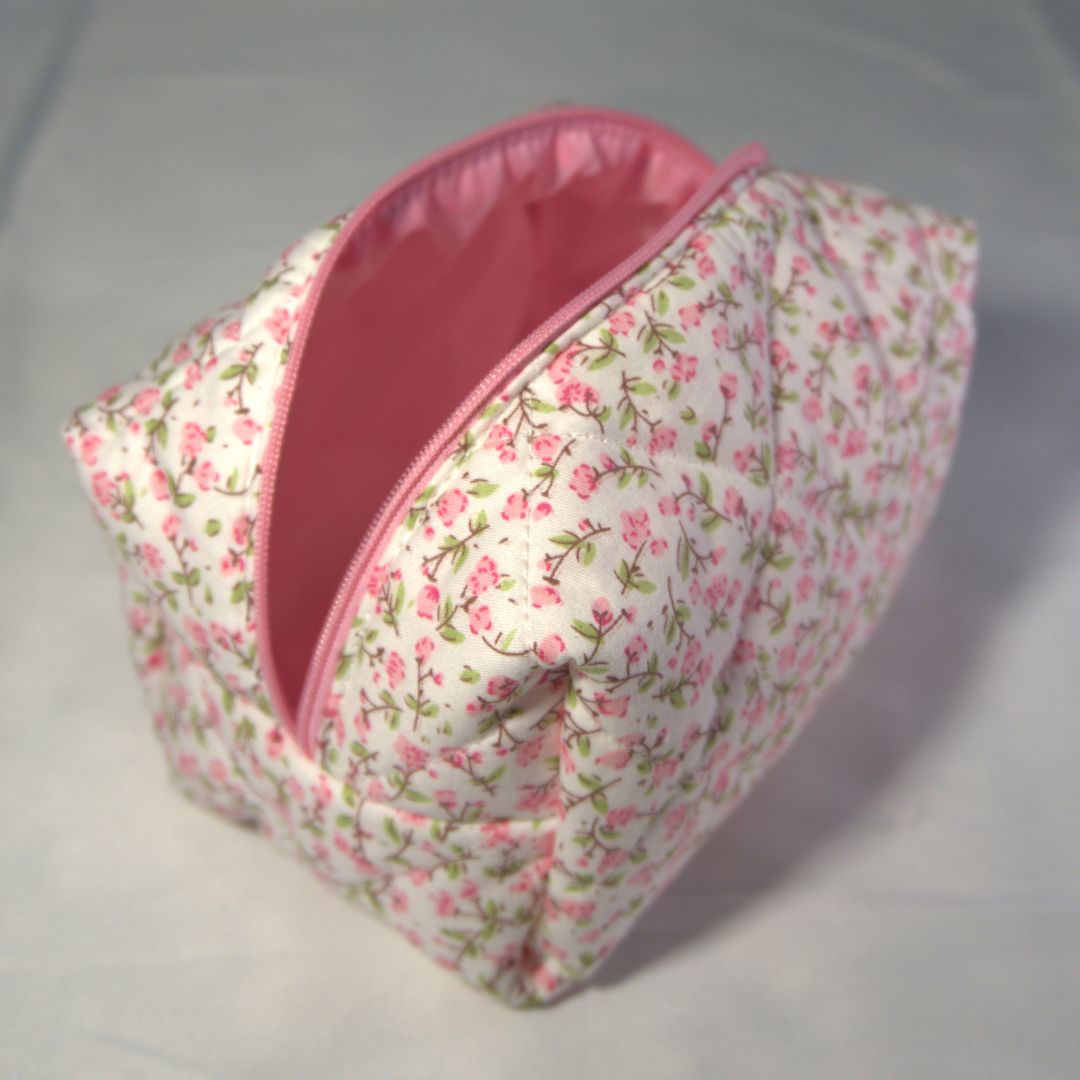 Rose Cosmetic Bag