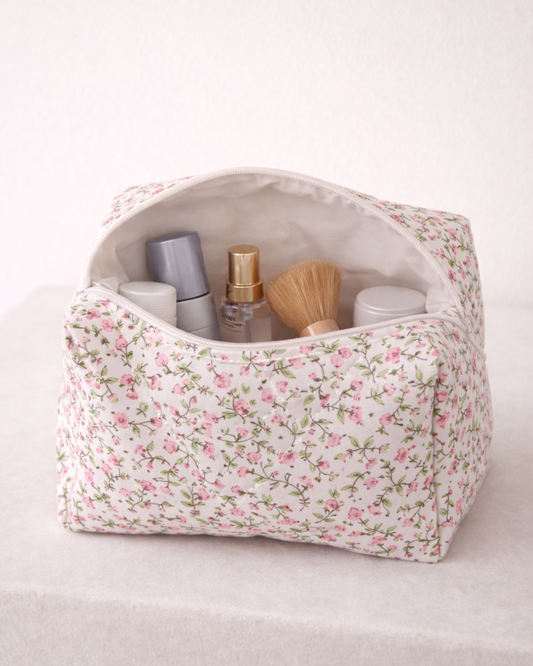 Rose Cosmetic Bag