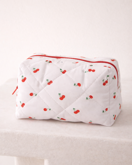 Cherry Cosmetic Bag
