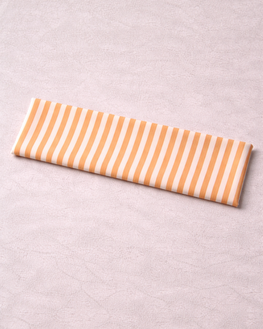 Yellow Stripe Hair Bow